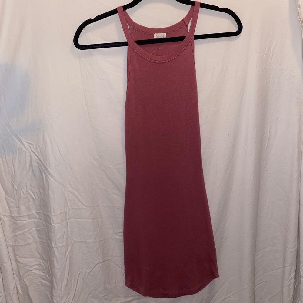 Pink garage dress